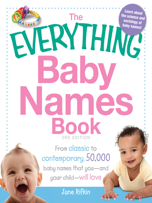 Title details for The Everything Baby Names Book by June Rifkin - Wait list